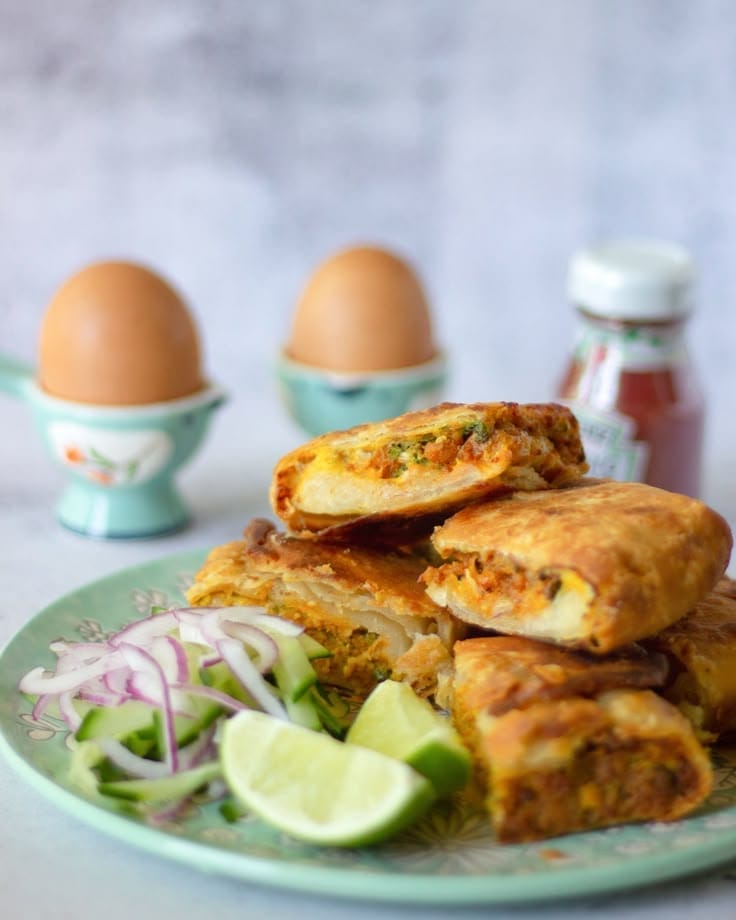 Egg Kizhi Parotta