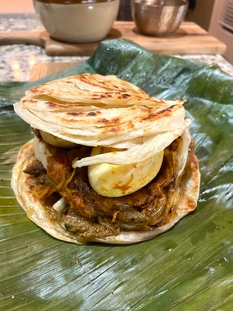Lamb Kizhi Parotta