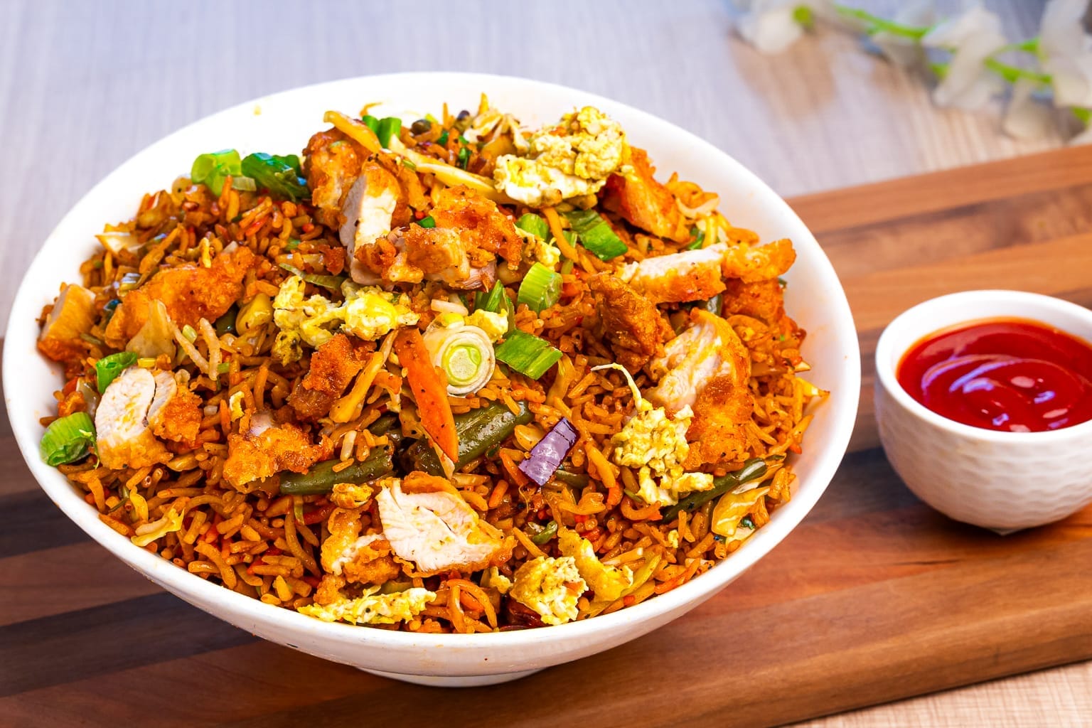 Chicken Fried Schezwan