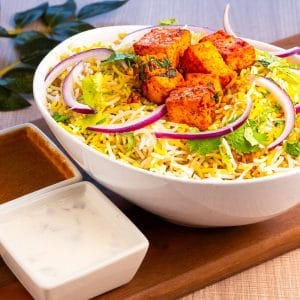 Hyderabadi Paneer Biryani