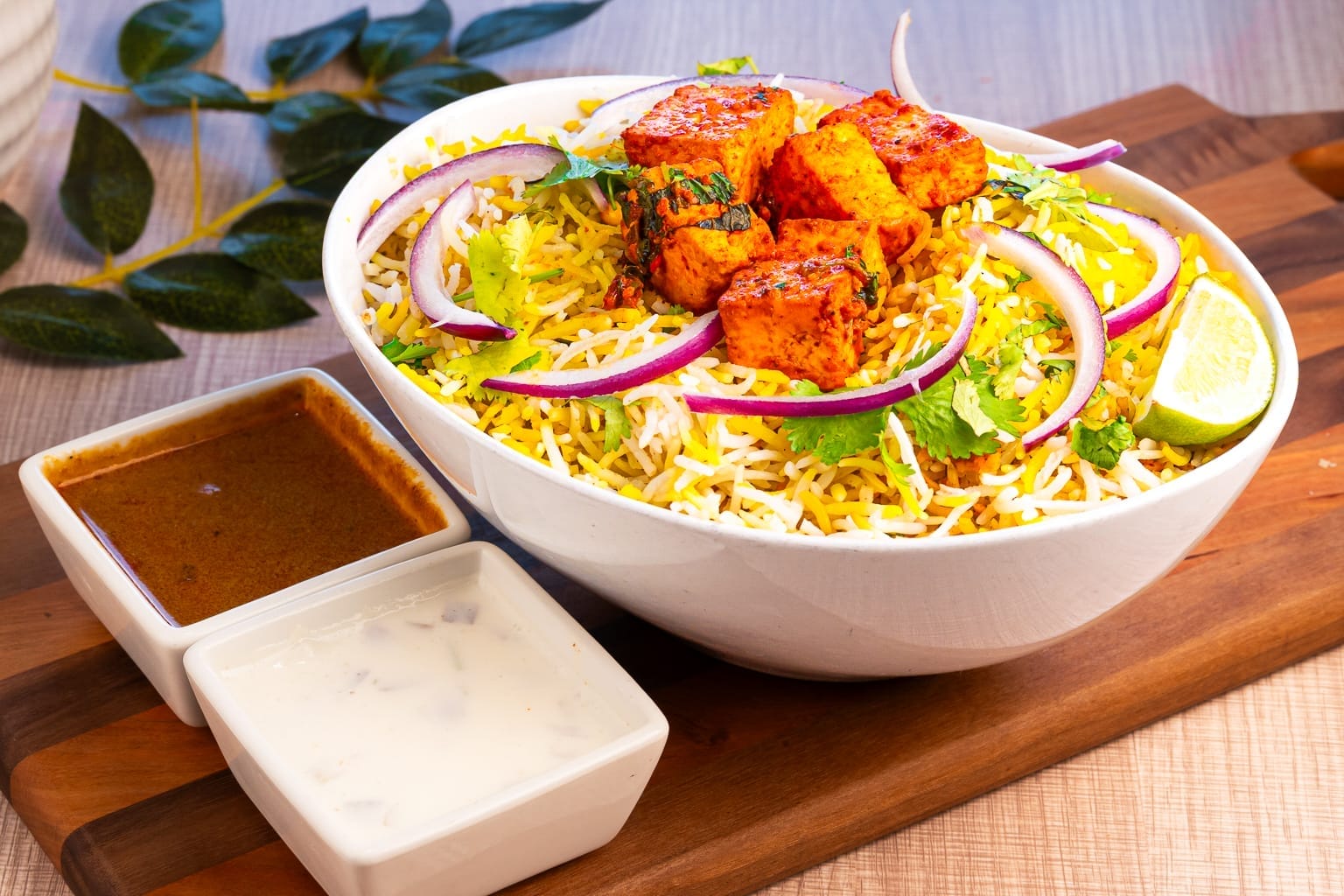 Hyderabadi Paneer Biryani